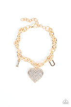 Load image into Gallery viewer, Paparazzi Declaration of Love - Gold