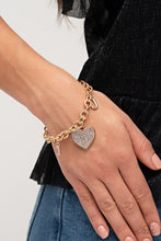 Load image into Gallery viewer, Paparazzi Declaration of Love - Gold
