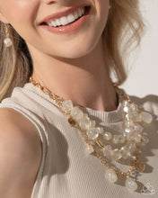 Load image into Gallery viewer, Paparazzi Set Cubed Cameo - Gold Necklace Glittery Gala - Gold bracelet