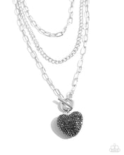 Load image into Gallery viewer, Paparazzi HEART Gallery - Silver