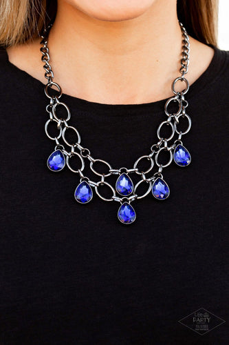 Paparazzi Show-stopping shimmer - blue Necklace