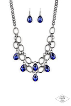 Load image into Gallery viewer, Paparazzi Show-stopping shimmer - blue Necklace