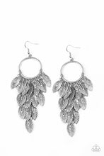 Load image into Gallery viewer, Feather Frenzy - Silver Earrings