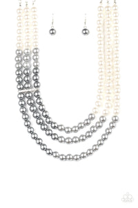 Paparazzi Times Square Starlet - Multi Pearl Necklace