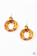 Load image into Gallery viewer, Retro Riviera - Brown Earrings