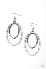Load image into Gallery viewer, Paparazzi Wrapped In Wealth - Black earrings
