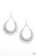 Load image into Gallery viewer, Paparazzi Once In A SHOWTIME - White Earrings