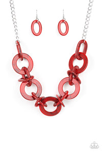 Chromatic Charm - Red Necklace