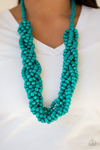 Tahiti Tropic - Blue Necklace