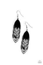 Load image into Gallery viewer, High-End Highness - Black Earrings