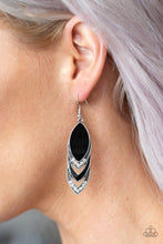 Load image into Gallery viewer, High-End Highness - Black Earrings