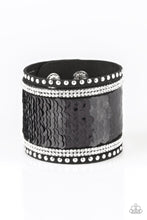Load image into Gallery viewer, MERMAIDS Have More Fun - Black Bracelet
