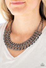 Load image into Gallery viewer, Paparazzi Street Meet and Greet - Black Necklace