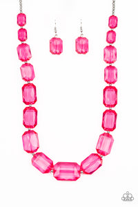 ICE Versa - Pink Necklace