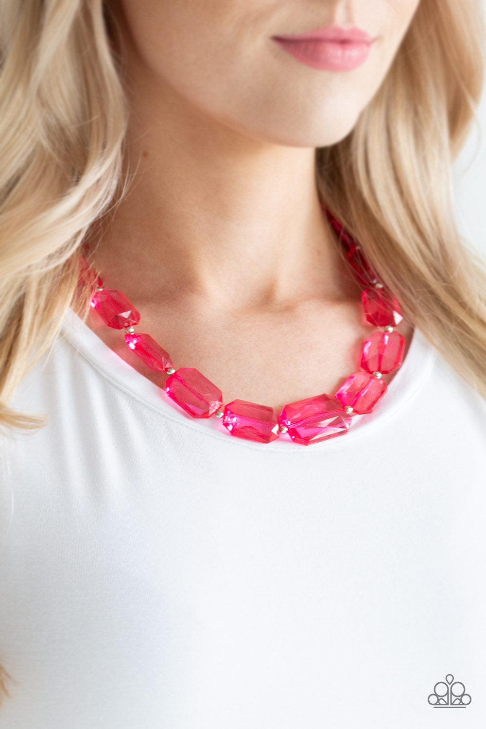 ICE Versa - Pink Necklace