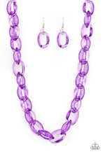 Load image into Gallery viewer, Ice Queen - Purple Necklace