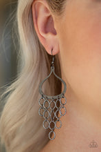 Load image into Gallery viewer, Paparazzi Total Net Revenue - Black Earrings