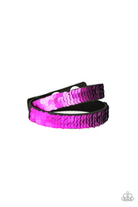 Paparazzi Under The SEQUINS - Purple Bracelet