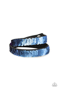 Paparazzi Under The SEQUINS - Purple Bracelet