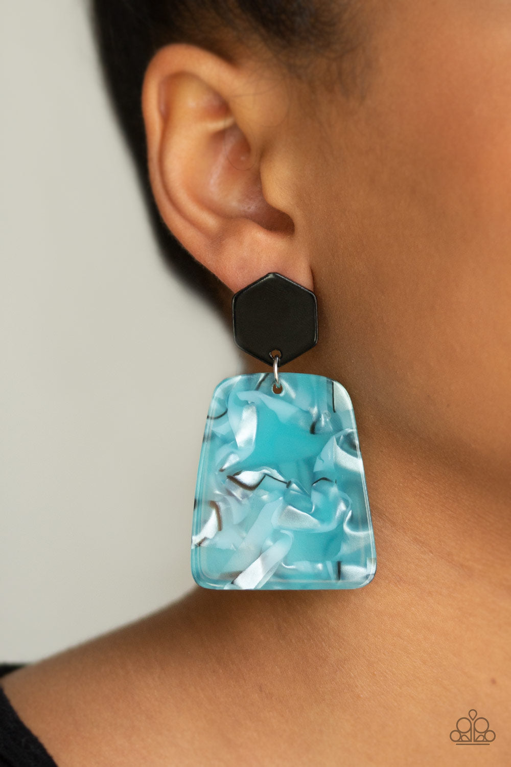 Majestic Mariner - Blue Earrings