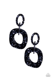 Confetti Congo - Blue Earrings