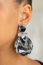 Load image into Gallery viewer, Head Under WATERCOLORS - Black Earrings