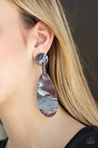 Paparazzi - A HAUTE Commodity - Brown and Blue Earrings