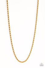 Load image into Gallery viewer, Double Dribble - Gold Men Necklace