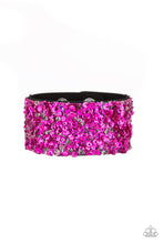 Load image into Gallery viewer, Paparazzi Starry Sequins - Pink Bracelet