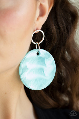 Paparazzi - Beach Bliss - Blue Earrings