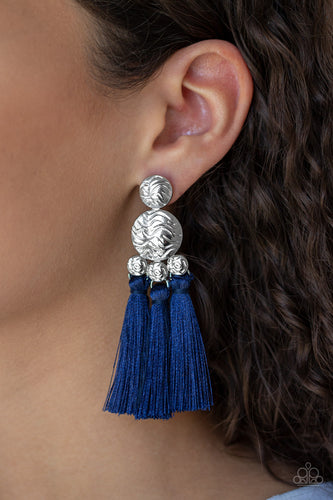 Paparazzi - Taj Mahal Tourist - Blue Earrings