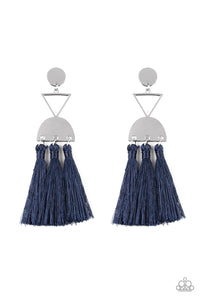 Tassel Trippin - Blue Earrings