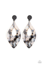 Load image into Gallery viewer, Paparazzi Metro Retrospect - Black Earrings