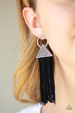 Load image into Gallery viewer, Paparazzi Oh My GIZA - Black Earrings