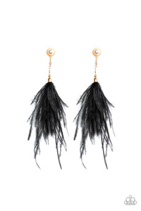 Paparazzi Vegas Vixen - Black Earrings