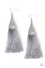 Load image into Gallery viewer, Paparazzi In Full PLUME - Silver earrings