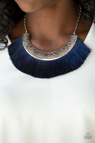 Paparazzi - Might and MANE - Blue Necklace