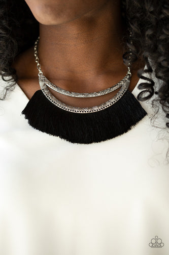 Paparazzi The MANE Event - Black Necklace