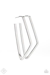 Geo Jam Silver Earrings
