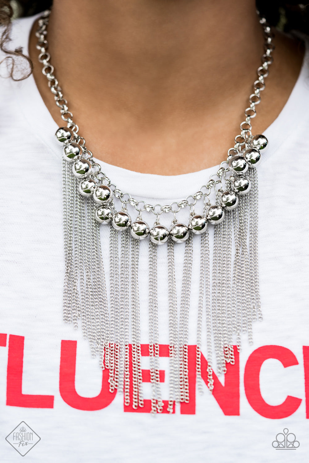 Powerhouse Prowl Silver Necklace