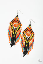 Load image into Gallery viewer, Paparazzi Boho Blast - Black Earrings