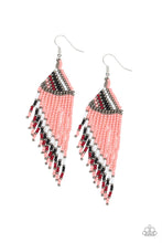 Load image into Gallery viewer, Paparazzi - Bodaciously Bohemian - Orange Coral Earrings
