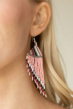 Load image into Gallery viewer, Paparazzi - Bodaciously Bohemian - Orange Coral Earrings