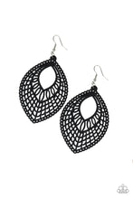 Load image into Gallery viewer, Coachella Gardens - Black earrings