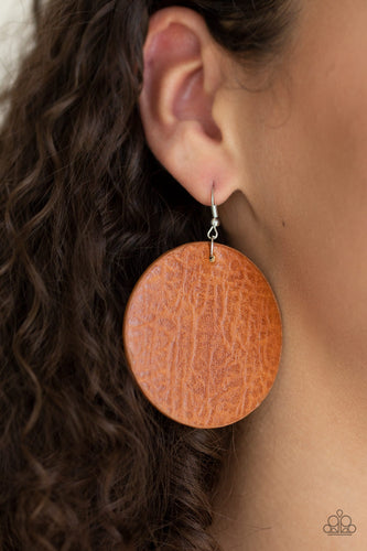 Paparazzi Trend Friends - Brown earrings