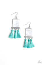 Load image into Gallery viewer, Tassel Retreat - Blue earrings