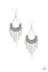 Paparazzi Making a CHAINge - White Earrings