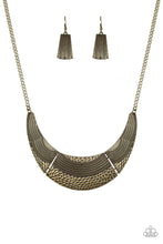 Load image into Gallery viewer, Paparazzi Utterly Untamable - Brass Necklace