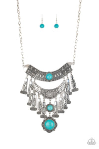 Paparazzi - Sahara Royal - Blue Necklace