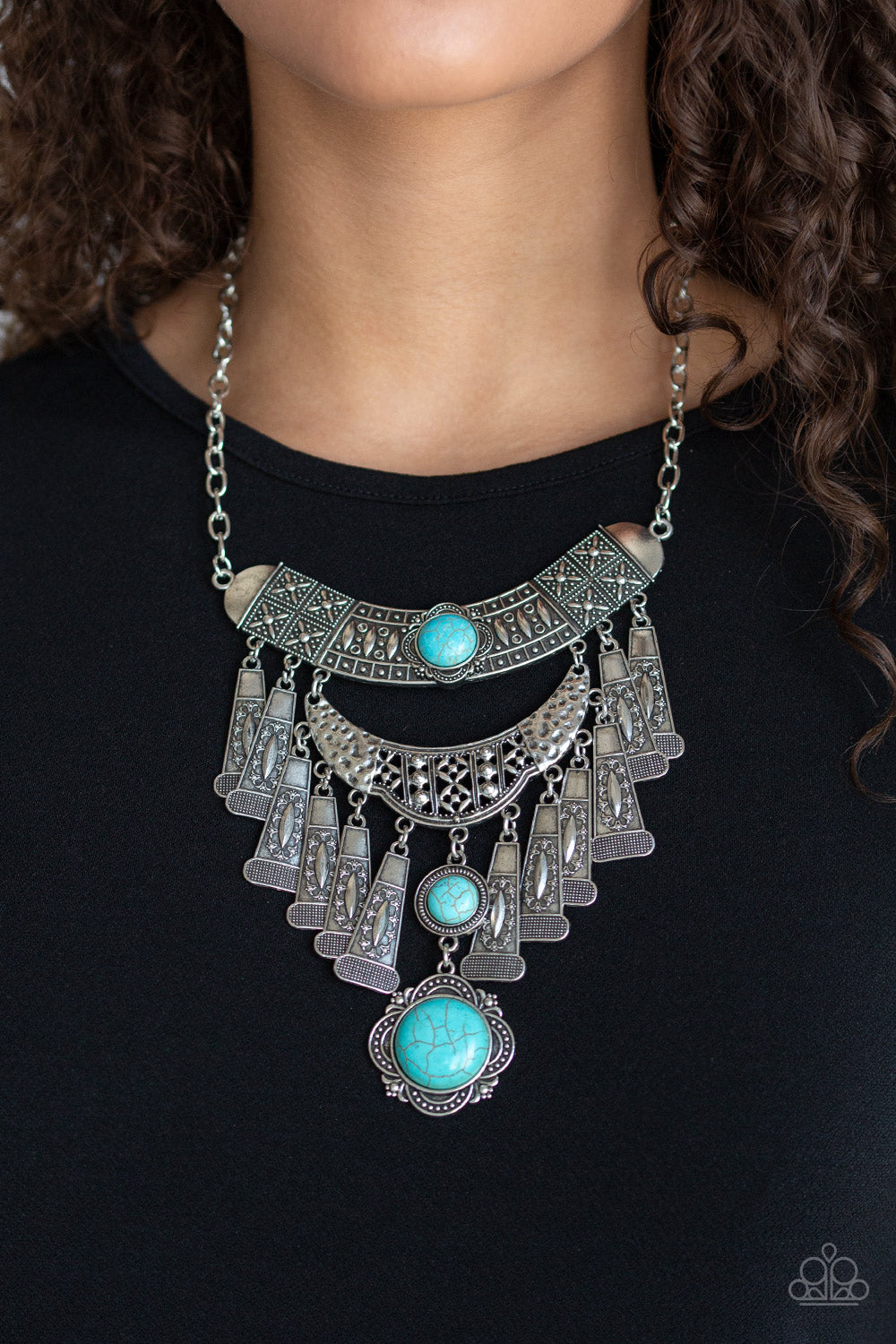 Paparazzi - Sahara Royal - Blue Necklace
